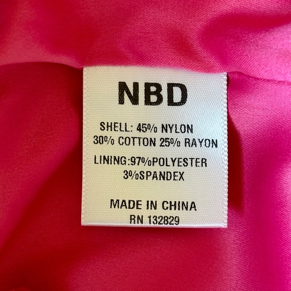 NBD Pink Lace Mini Dress - Picture 12 of 13